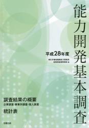 能力開発基本調査〔平成28年度〕