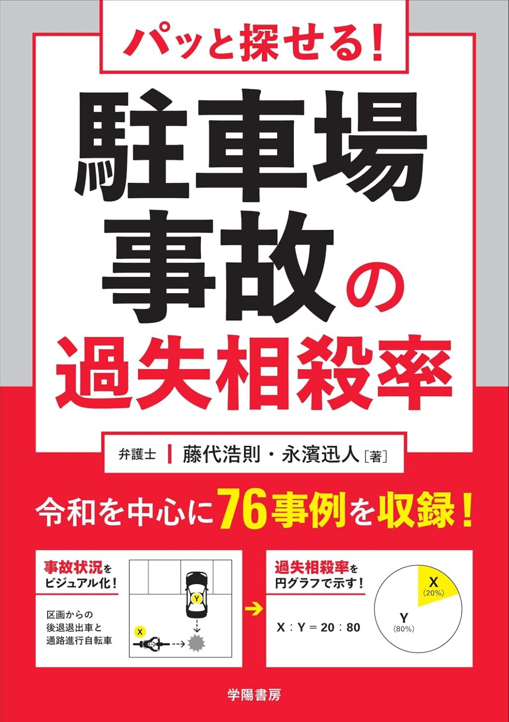 パッと探せる！　駐車場事故の過失相殺率