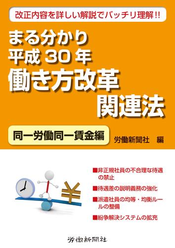 まる分かり平成30年働き方改革関連法　同一労働同一賃金編
