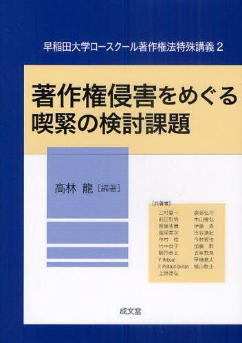 著作権侵害をめぐる喫緊の検討課題