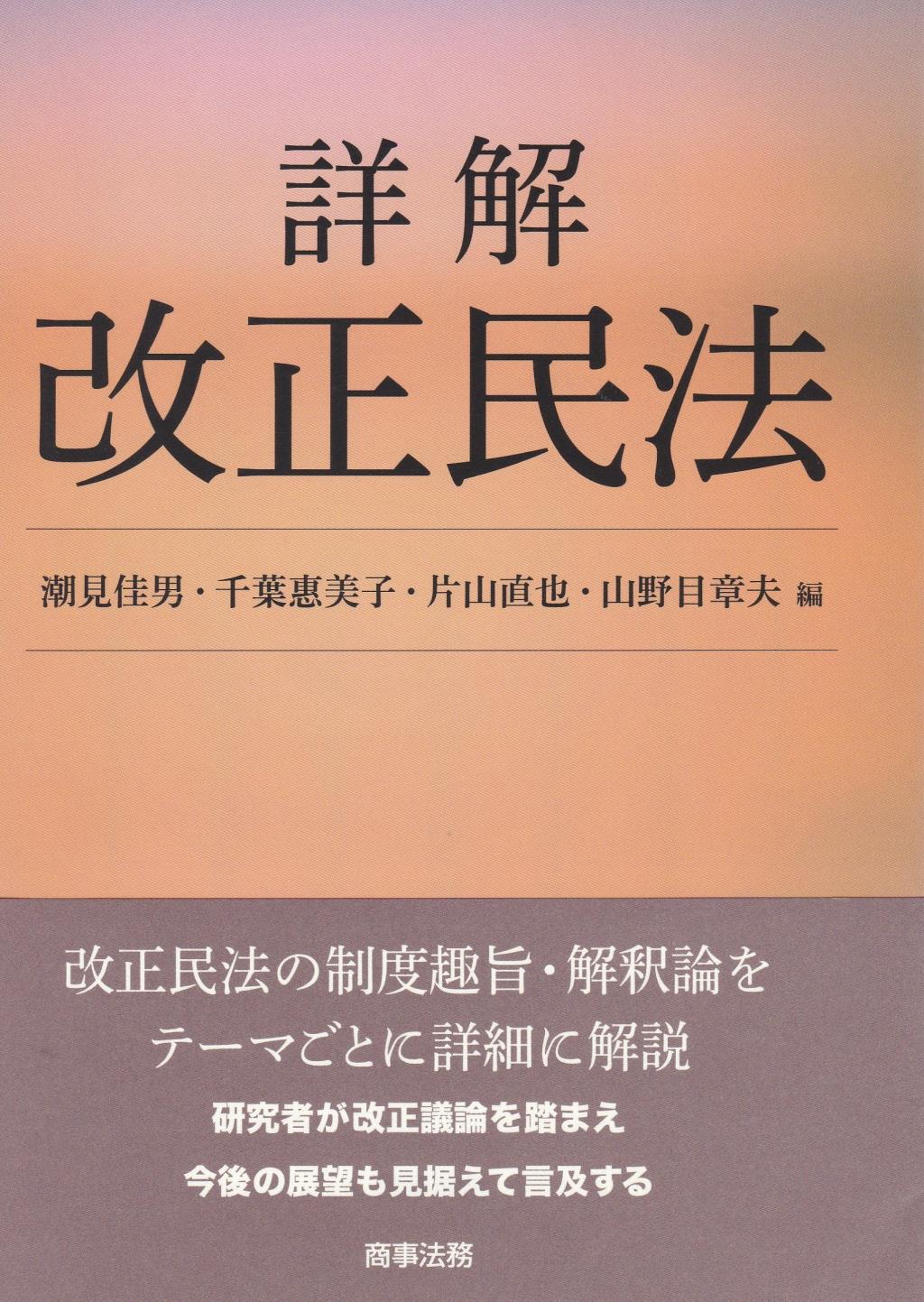 詳解　改正民法